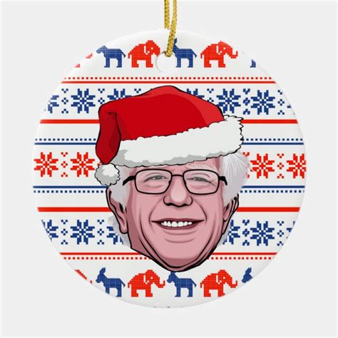 BERNIE SANDERS Christmas Christmas Ornament | Zazzle.co.uk