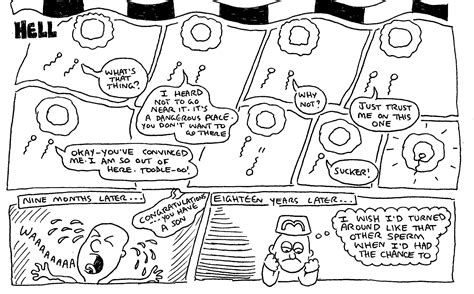 Sperm And Egg Cartoon sambackhouse.com | Cartoon strip, Comic strips, Trust yourself