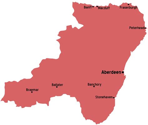 Aberdeenshire Scotland Map - MapSof.net