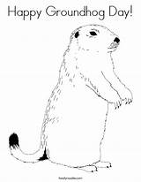 Happy Groundhog Day Coloring Page  Twisty Noodle sketch template