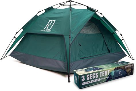 Reactive Outdoor Tent - 3 Second Tent - 3 Sec Instant Pop Up 2-3 Person ...