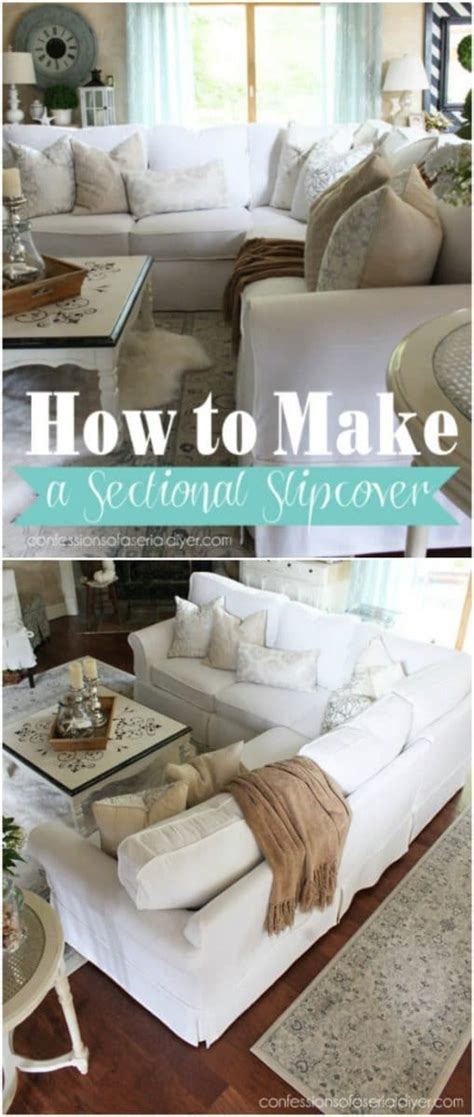 20 Easy To Make DIY Slipcovers That Add New Style To Old Furniture ...