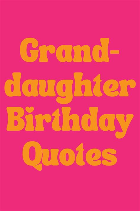 43 granddaughter birthday quotes card messages – Artofit