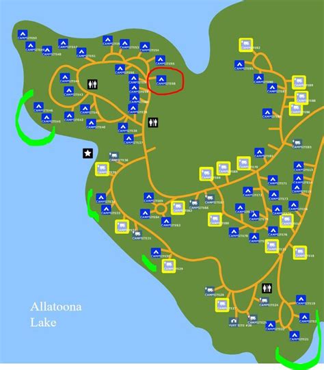 Red Top Mountain State Park #camping map | Red top mountain, State parks, Mountain states