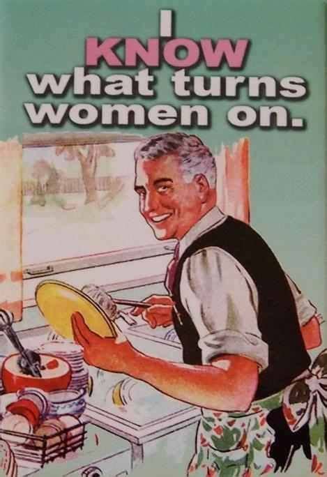 Nothing sexier than a man doing dishes ;-) | Funny pictures, Retro ...