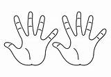 hand Drawn Illustration Of A finger Showing The number Ten 4928733  sketch template