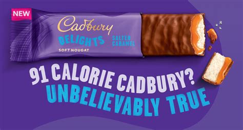 Cadbury chocolate new low-calorie range