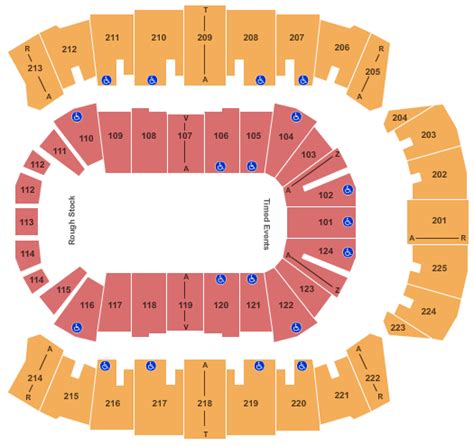 Brookshire Grocery Arena, Rodeo Seating Chart | Star Tickets