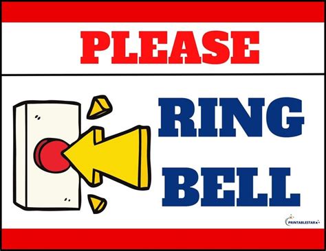 Please Ring Bell Sign PDF | FREE Download in 2023 | Printable signs ...