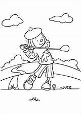 JoJo Tickle Playing Golf Coloring  Play Free Game Online sketch template