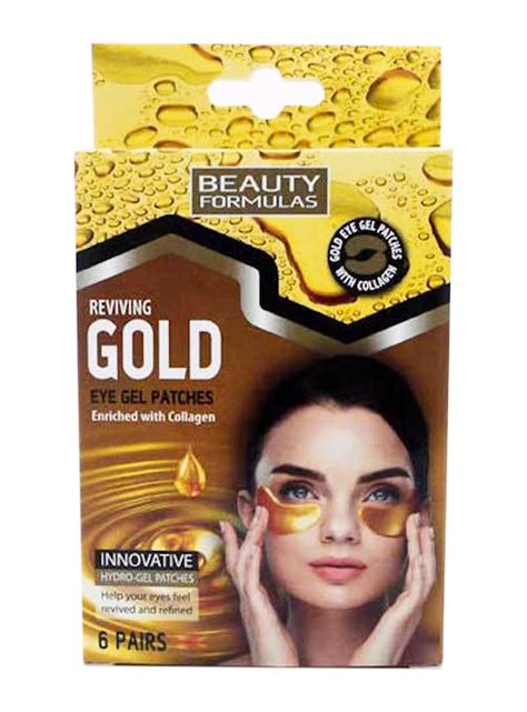 Beauty Formulas Reviving Gold Eye Gel Patches 6 pairs - £2.45