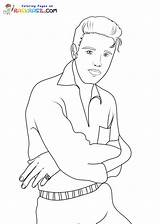 Elvis Coloring Pages sketch template