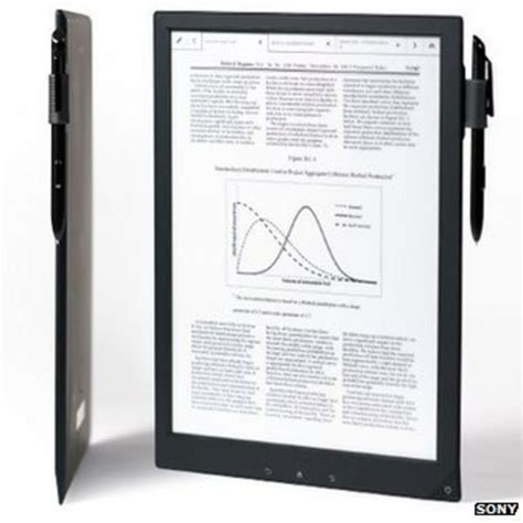 Sony unveils digital paper tablet - BBC News