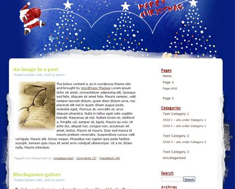 Free Christmas WordPress Themes - (Anti) Social Development