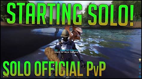 GOING SOLO! | Official PvP Solo | Episode 1 | ARK Survival Evolved Let ...