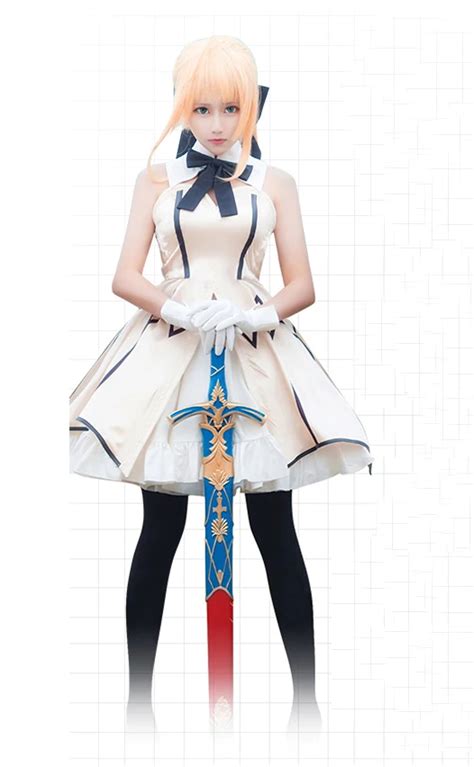 Aliexpress.com : Buy Saber Lily Cosplay Fate Stay Night Costume Fate ...