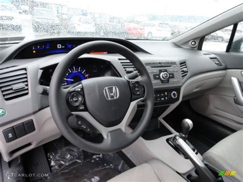 Gray Interior 2012 Honda Civic EX Coupe Photo #59842314 | GTCarLot.com