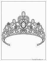 37 Crown Coloring Pages Free PDF Printables sketch template