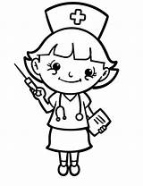 Nurse Coloring Pages sketch template