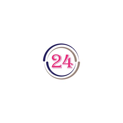 Number 24 Clipart Hd PNG, 24 Number Art Of Pink Color, 24, 24 Design, 24 Art PNG Image For Free ...