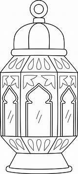 Lantern Coloring Page sketch template