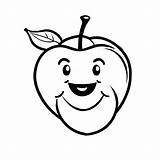 Smiling Face cherry Line Art coloring Page Lulu Pages sketch template