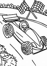 Race Car Track Coloring Pages For Kids sketch template