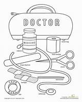 Doctors Tools  Worksheet Educationcom sketch template