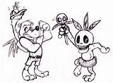 Banjo Kazooie Coloring Pages sketch template