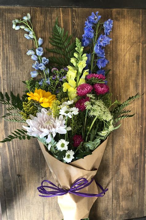 Wrapped Wildflower Bouquet in Boulder, CO | BOULDER GARDENS FLORIST