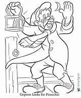 Pinocchio And Whale Coloring Pages sketch template