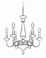 Chandelier coloring Page  Free Printable Coloring Pages sketch template
