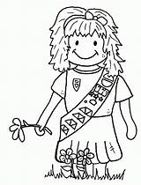 Girl Scouts Coloring Pages  Home sketch template
