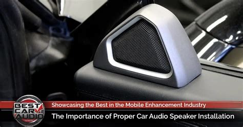 Keys to Proper Car Audio Speaker Installation