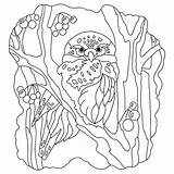 Horned owl  Owls coloring Pages For Adults Online And Printable sketch template