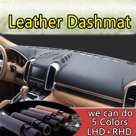 For Porsche Cayenne 2011 2017 Leather Dashmat Dashboard Cover Pad Dash Mat SunShade Carpet ...