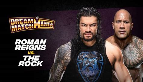 WWE Promos For Dream Match Mania: Roman Reigns vs. Rock, Sasha Banks vs ...