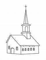 Church Coloring Pages – Printable FREE sketch template