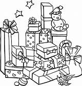 Presents Coloring Pages  Best For Kids sketch template