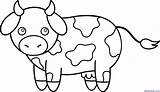 Sweet Clip Art  Cute Free And Coloring Pages Cow coloring sketch template