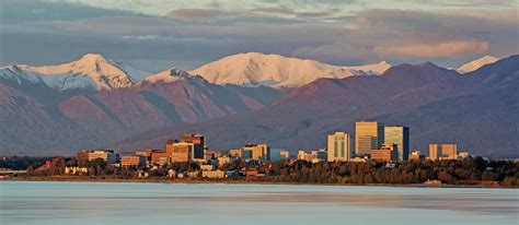 Anchorage Skyline Photograph by Jack Nevitt - Fine Art America