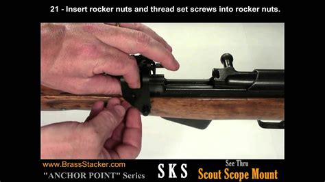 Brass Stacker SKS Scout Scope Mount, Anchor Point Series - YouTube