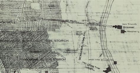 1923 Map of Von Storch Coal Mine Scranton Pennsylvania - Etsy