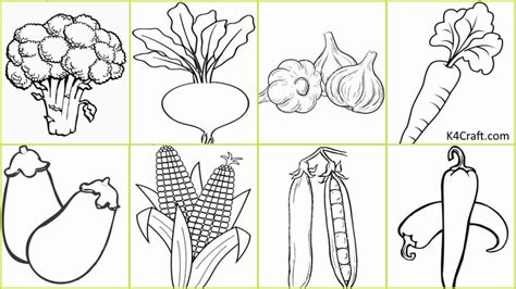 Vegetable Pictures Printable - Printable Word Searches