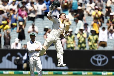 David Warner exults after scoring his 25th Test century | ESPNcricinfo.com