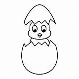 Premium Vector  Cute eggs hatch Chicks Cartoon Characters sketch template