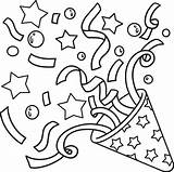 New Year Confetti Coloring Page Free Printable Colori  Vrogueco sketch template