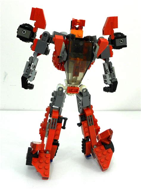 Alanyuppie's LEGO Transformers: Technobots Lightspeed Instructions Part 3 (final part): Body and ...