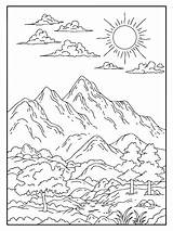 Rocky Mountain Coloring Pages sketch template