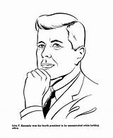 Bluebonkers  US Presidents coloring Pages President John Kennedy One sketch template